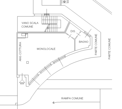 VARESE, VIALE BORRI, MONOLOCALE CON BOX-18