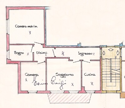 BISUSCHIO, TRILOCALE CON BOX-22