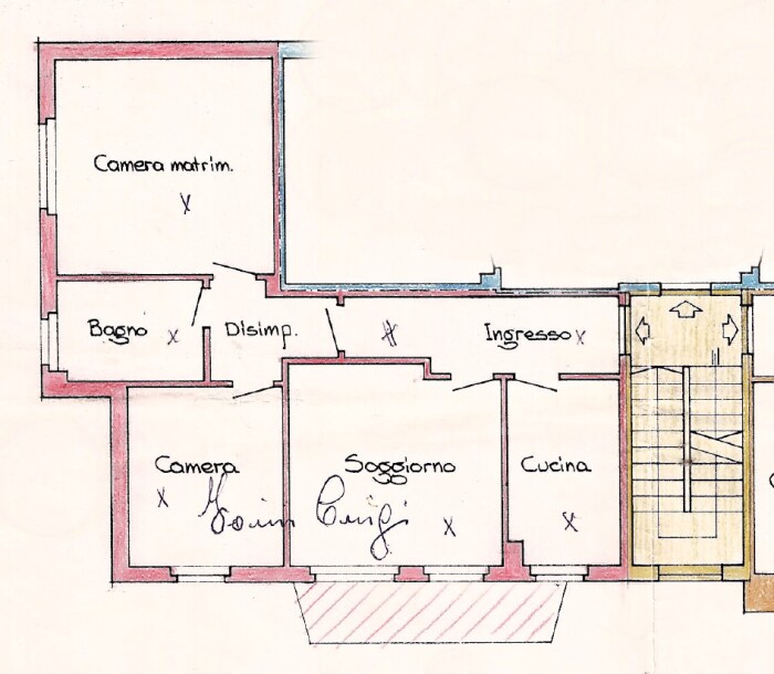 BISUSCHIO, TRILOCALE CON BOX-22